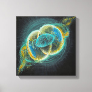 Sacred Union Vesica Piscis Nebulae 111 Canvas Print