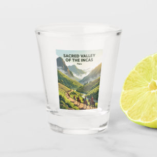 Sacred Valley of the Incas Peru Shot Glass