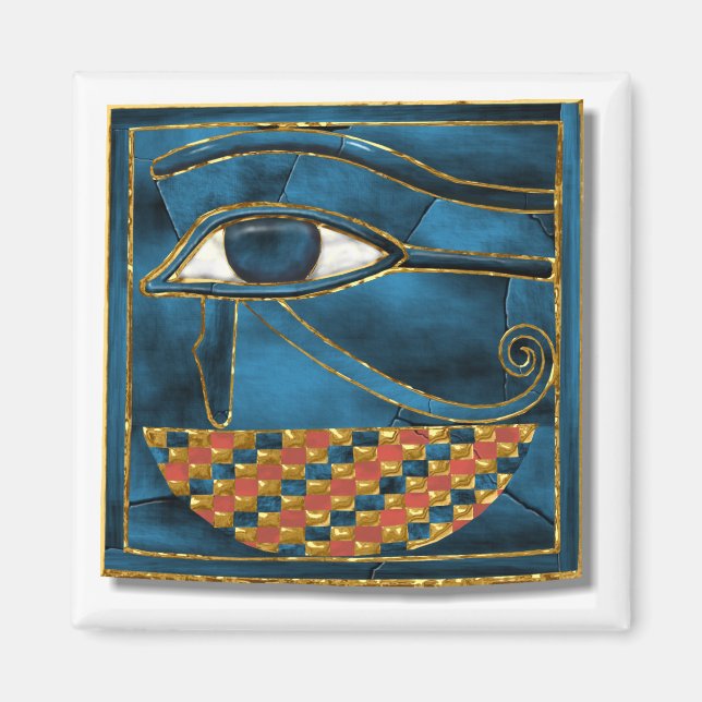 Sacred Wedjat Eye of Horus Magnet (Front)