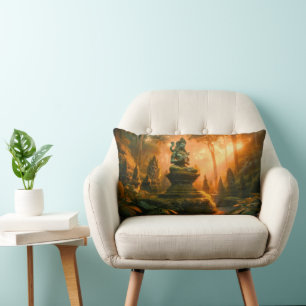 Sacred Whispers of Bali Lumbar Pillow