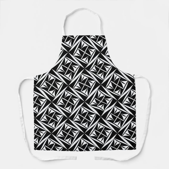 Sacred Winds in B/W Apron (Front)