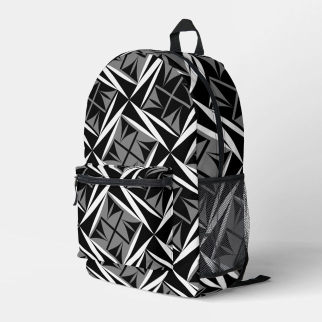 Sacred Winds in Grey Backpack (Back Corner Right)