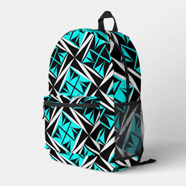 Sacred Winds in Turquoise Backpack (Back Corner Right)