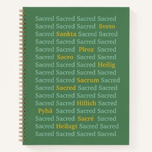 Sacred Words Notebook