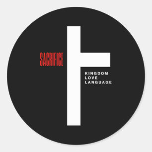 Sacrifice Classic Round Sticker