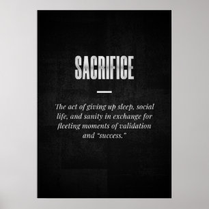 Sacrifice Poster