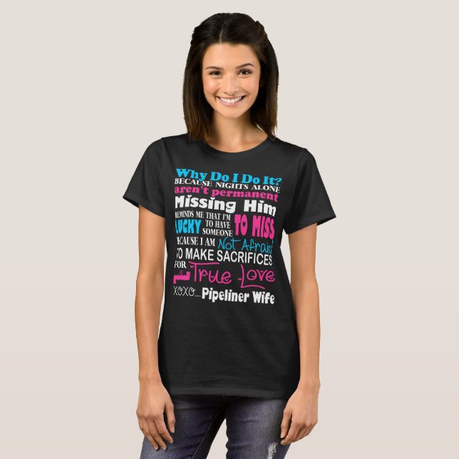 Sacrifices pour le véritable T-shirt d'épouse de (Devant entier)