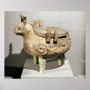 Sacrificial 'hsi-ting' animal figure poster