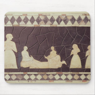 Sacrificial scene mouse pad