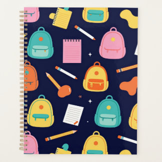 Sacs à dos scolaires bleu marine mignons Motif Est