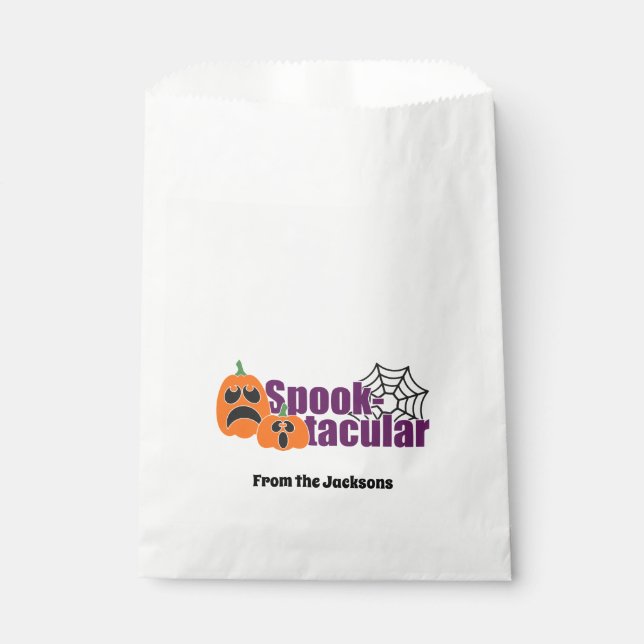 Sacs à goodie d'Halloween SpookkTAÏque (Devant)