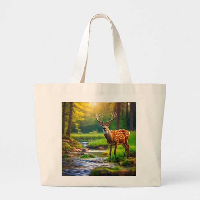 Sacs à main pour dames nature douce cerf imprimé (Devant)