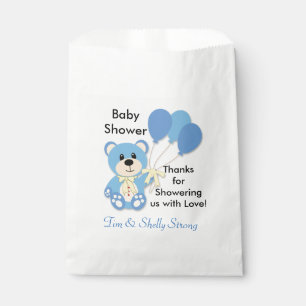 Sacs bleus de faveur ou de partie d'ours de