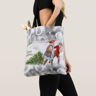Sacs cabas pour femmes de Noël, Vintage
