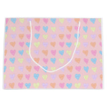 Sacs cadeau de coeurs de conversation