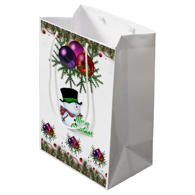 Sacs cadeaux de Noël (Dos Angle)