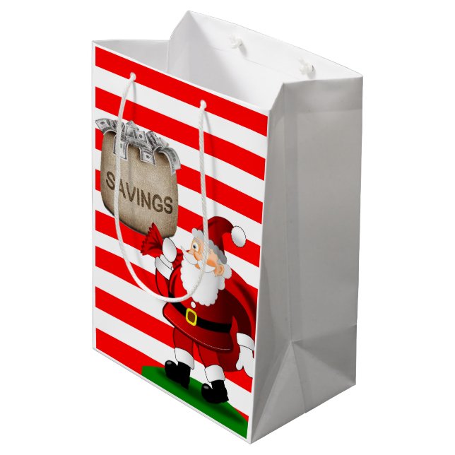 Sacs cadeaux de Noël (Dos Angle)