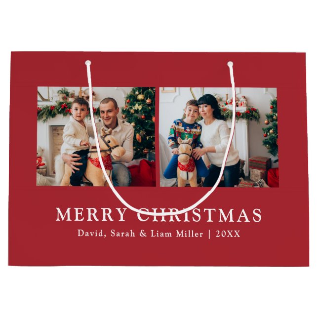 Sacs cadeaux de Noël (Devant)
