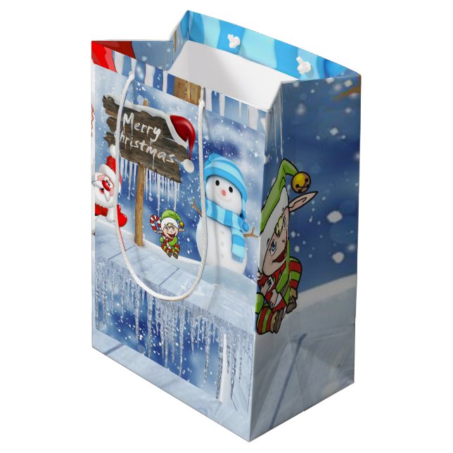 Sacs cadeaux de Noël (Dos Angle)
