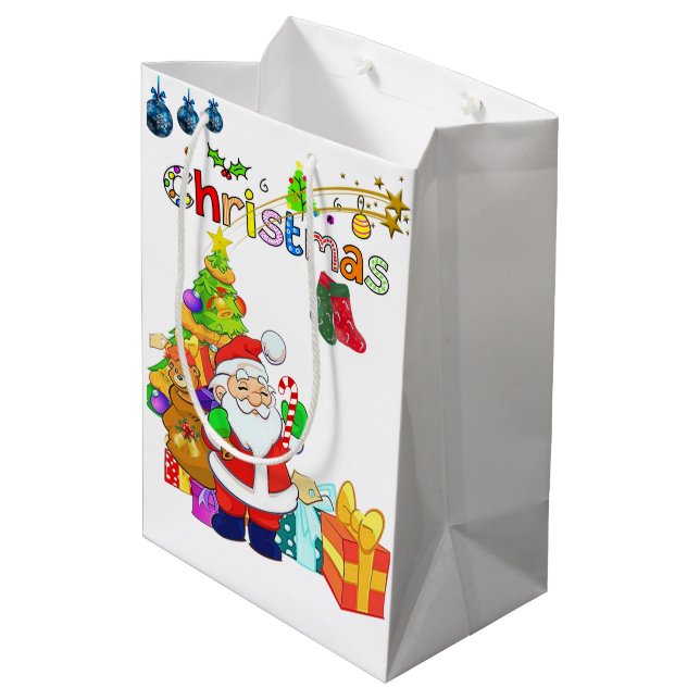 Sacs cadeaux de Noël (Dos Angle)
