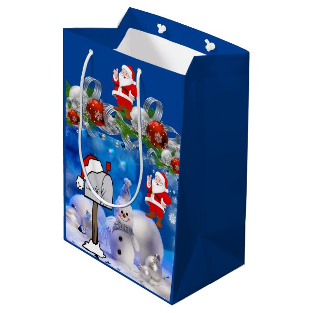 Sacs cadeaux de Noël (Dos Angle)