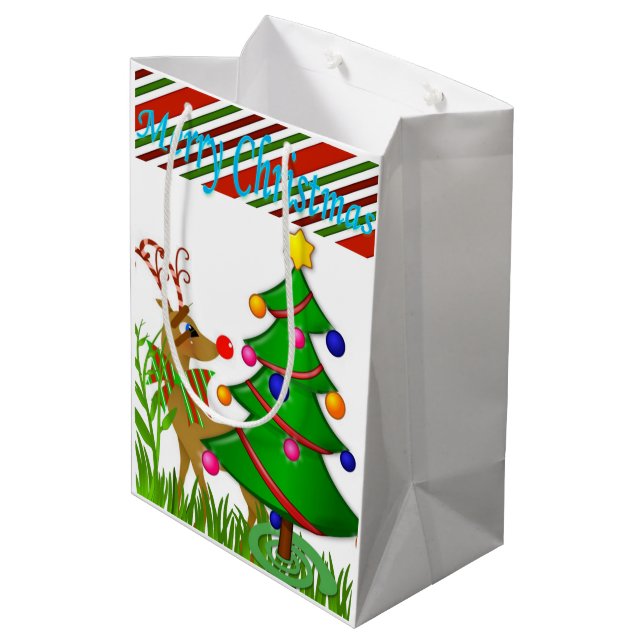 Sacs cadeaux de Noël (Dos Angle)