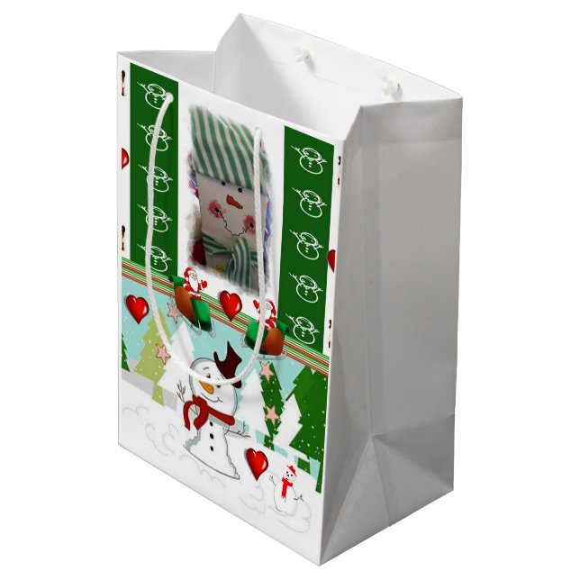 Sacs cadeaux de Noël (Dos Angle)