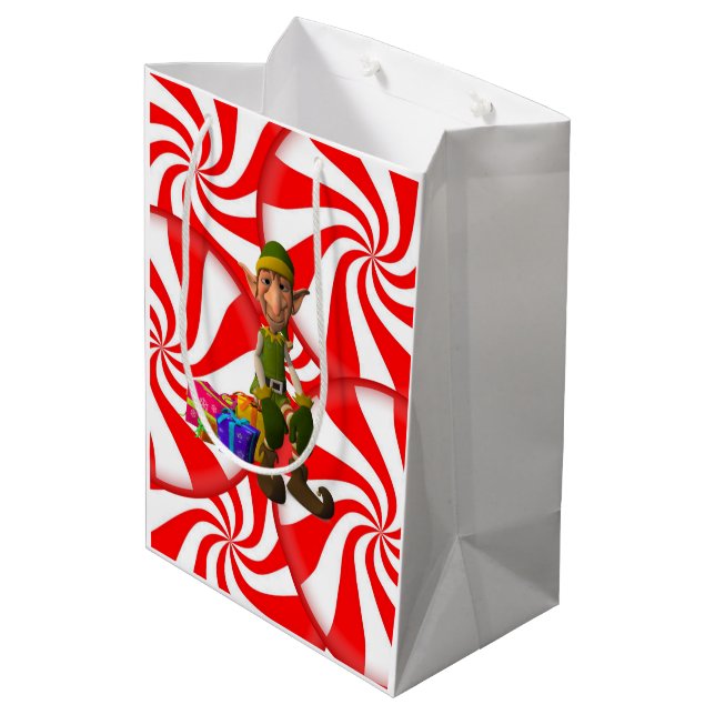 Sacs cadeaux de Noël Elf (Dos Angle)