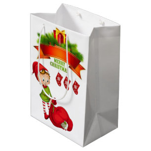 Sacs cadeaux de Noël Elf