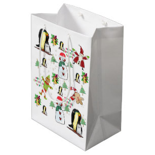 Sacs cadeaux de Noël Penguin