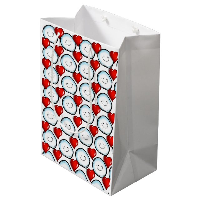 Sacs cadeaux de Noël Snowball (Dos Angle)