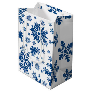Sacs cadeaux de Noël Snowflakes