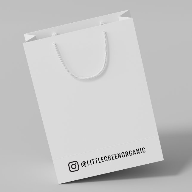 Sacs Cadeaux Instagram | Votre Nom Insta (Créateur téléchargé)