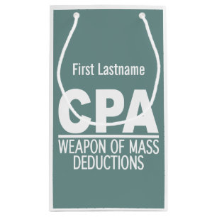 Sacs cadeaux personnalisés CPA nom et couleur