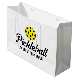 Sacs cadeaux Pickleball - Mangez le sommeil Jouer