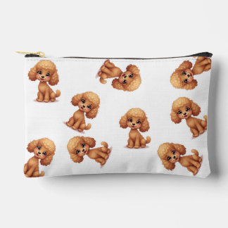 Sacs cosmétiques et de toilette (chiot de caniche 