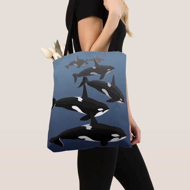 Sacs d'art d'épaulard de sacs fourre-tout à (De près)