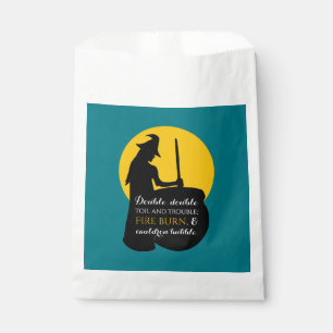 Sacs de bonbons de sorts de sorcière et de lune