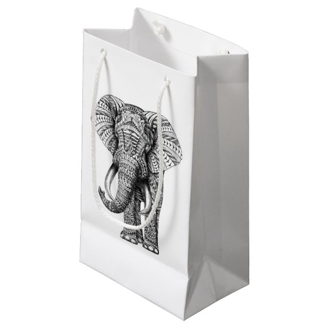 Sacs de cadeau de conception d'éléphant (Devant Angle)