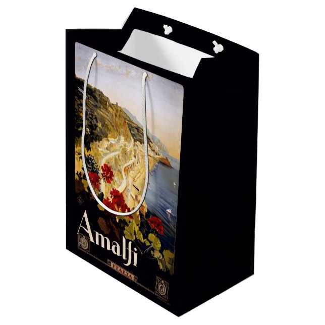 Sacs de cadeau de Vintage voyage d'Amalfi Italie (Dos Angle)