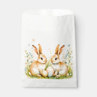 Sacs de cadeaux de fête de lapin de Pâques (lot de