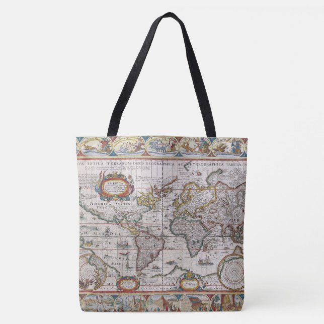 Sacs de carte du monde antique (Devant)