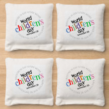 Joyeuse Journée mondiale des enfants colorée