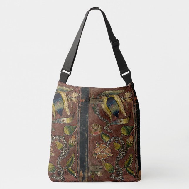 Sacs de couverture de livre rustique Velours brodé (Devant)