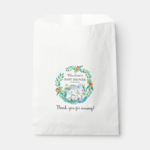 Sacs de faveur de baby shower d'éléphant de jung