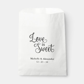 Sacs de faveur de mariage - L'amour est doux