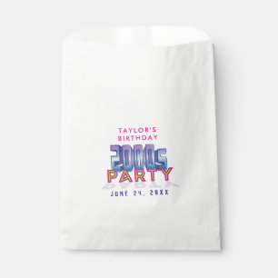 sacs de faveur de thème de la partie 2000s