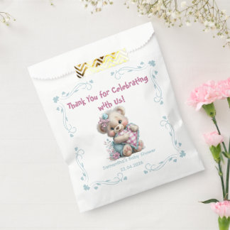 Sacs de faveur Ourson Fête Prénatale Bébé