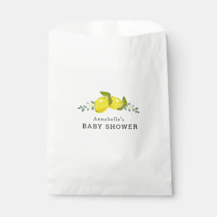 Sacs de faveurs de baby shower simples Fleur de Ci