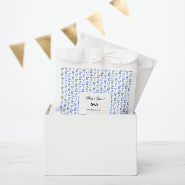 Sacs de Faveurs de Mariage aux Jacinthes (Fête)